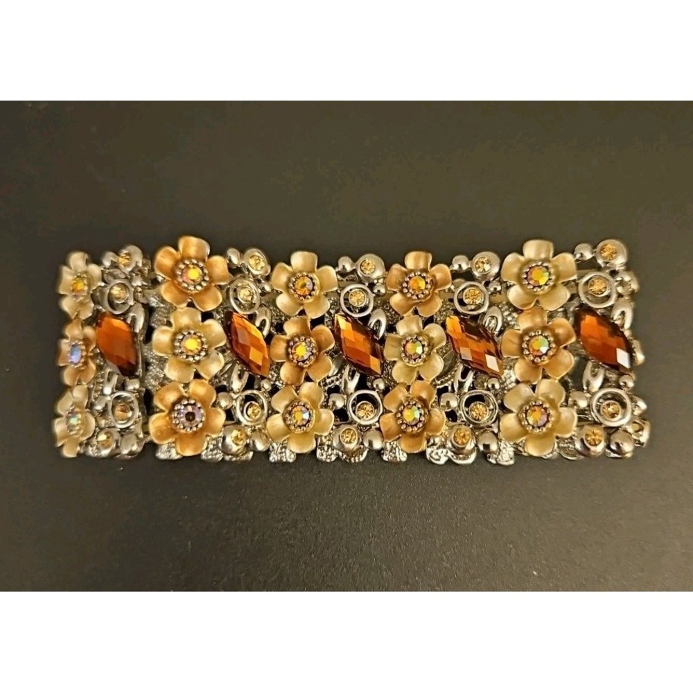 Vintage Premeir Design FLORAL‎ AFFAIR Stretch Bracelet (517)